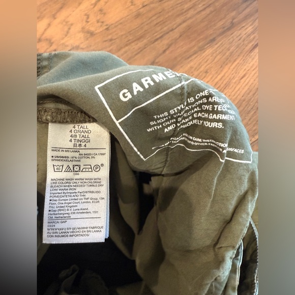 Gap Olive Utility Cargo Skirt - Picture 8 of 10
